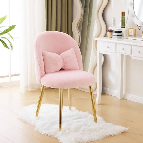 Pink Makeup Vanity Seats
