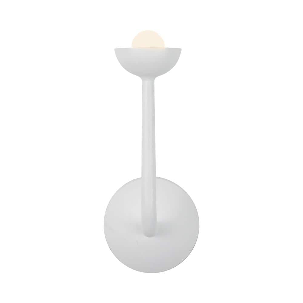 Spade 5-in Antique White dimmable LED Wall/Vanity Light price history on PriceWatchPro