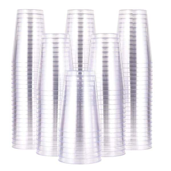 3.1 in. Clear Transparent Disposable Plastic Cups Disposable Tableware Party Glasses (100 Per Case) for Events