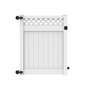 Weatherables Richmond 5 Ft W X 5 Ft H White Vinyl Picket Fence Gate Kit Includes Gate Hardware Swpi 3nrsc 5x60 The Home Depot Weatherables Richmond 5 Ft W X 5 Ft H White Vinyl Picket Fence Gate Kit Includes Gate Hardware Swpi 3nrsc 5x60 The Home Depot