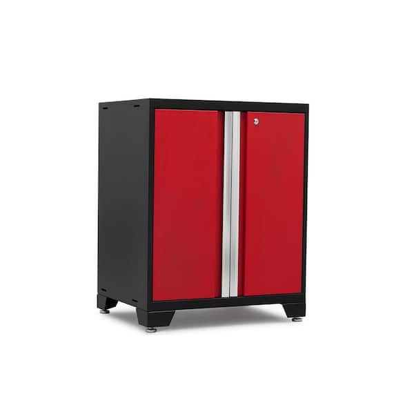 NewAge Products Pro Series Steel Freestanding Garage Cabinet in Deep Red (28 in. W x 38 in. H x 22 in. D)