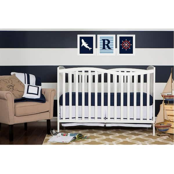 Dream On Me Chelsea White 5 in 1 Convertible Crib 680 W The Home Depot