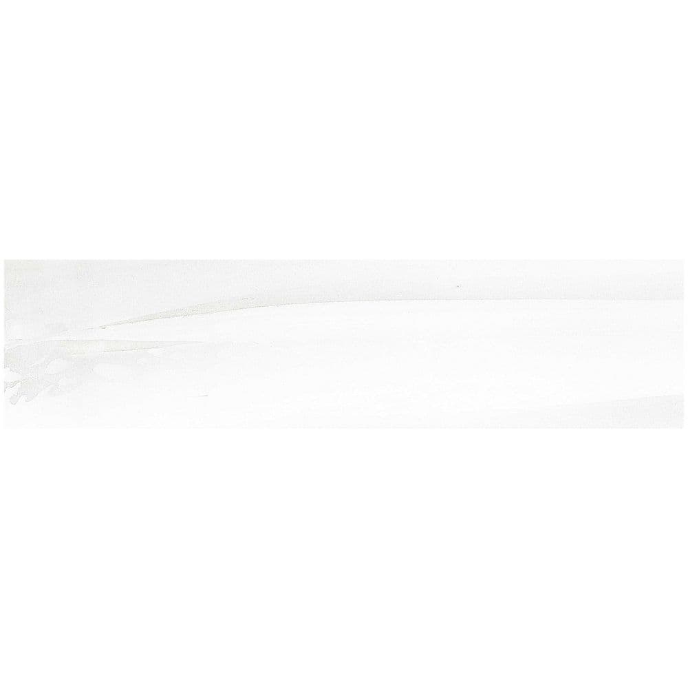 Thames Festive White 3 in. x 11-15/16 in. Smooth Ceramic Wall Tile Sample