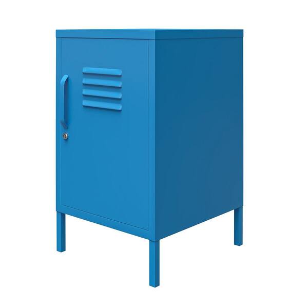 metal locker style bedside table