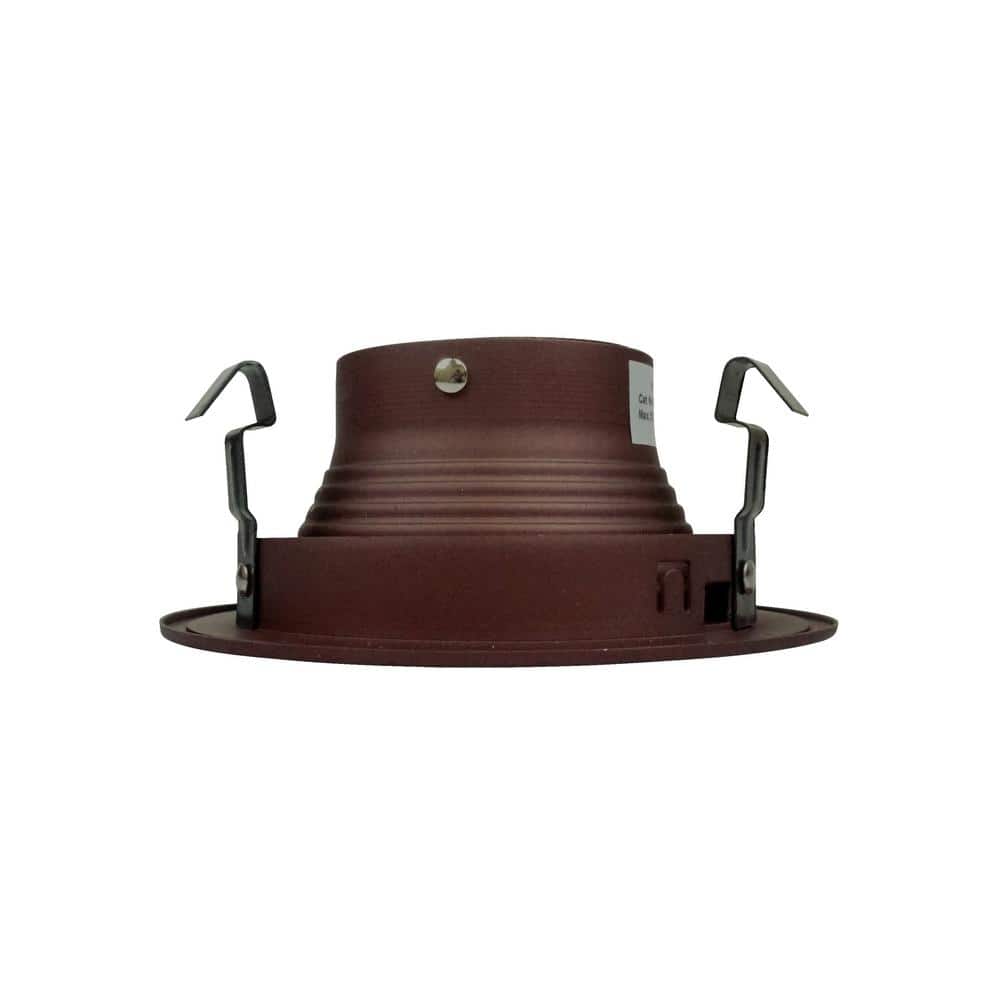 4-Inch Oil-Rubbed Bronze Recessed Baffle Trim