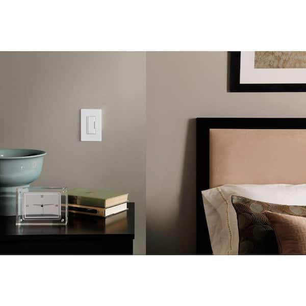 Maestro Digital Dimmer Switch for Electronic Low Voltage, 600W/Multi-Location, White (MAELV-600-WH)