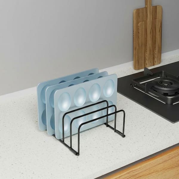 ダーク・アンド・ウィケッド('20米)〈2枚組〉 Wudkey Black Metal Cutting Board and Tray Rack WX2M11_1 - The Home
