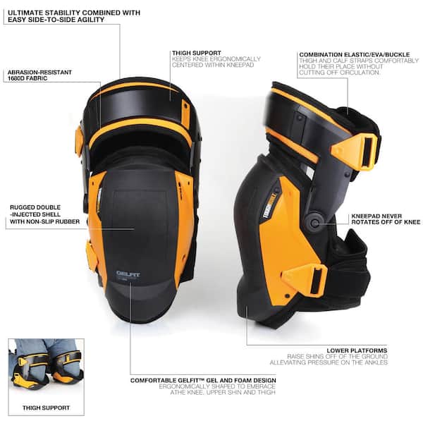 Durable Anti Skid Knee and Back Pad with Built-In Handle 