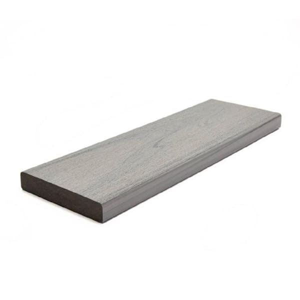 Trex 1 x 6-16 Cu. Ft. Trex Transcend Lineage Composite Deck Board Rainier Actual Size: .94 in. W. x 5-1/2 in. RN010616TLS01