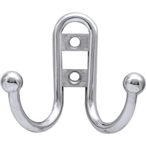 2-7/10 in. Chrome Ball End Double Wall Hook