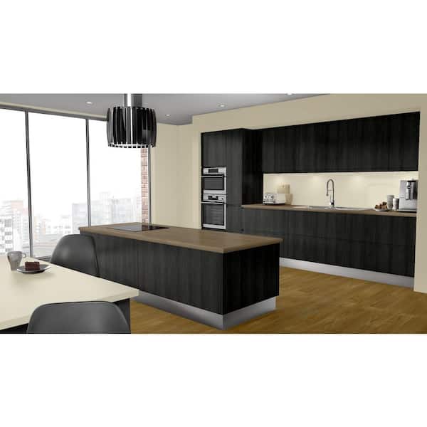 2 in. x 3 in. Laminate Sheet Sample in Palisades Oak with Standard Fine Velvet Texture Finish
