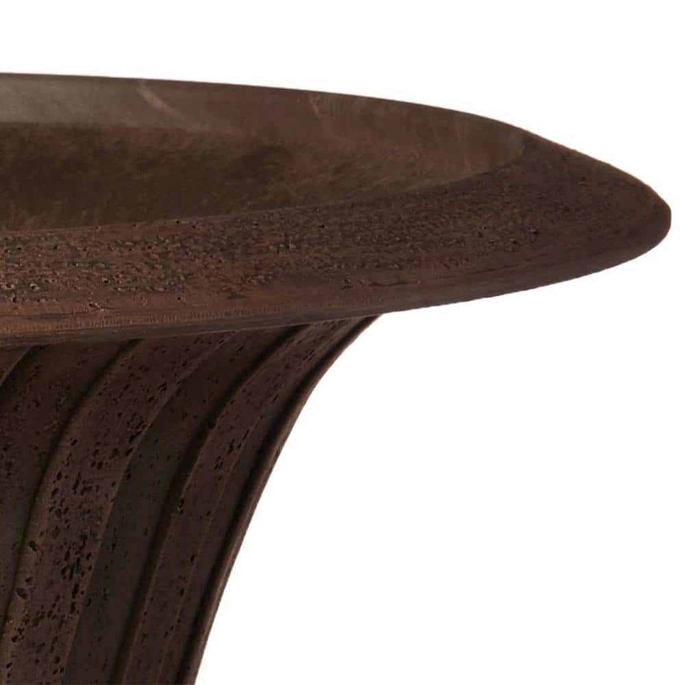 Chocolate Medium Recycled Plastic Urn Planter for Indoor/Outdoor