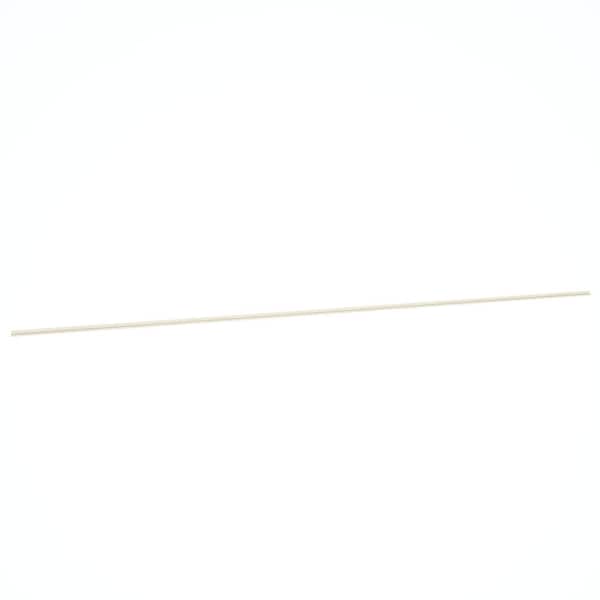 QuickShip 96 in. W x 0.75 in. H x 0.75 in. D Outside Corner Decorative Edge Moulding in Starlight