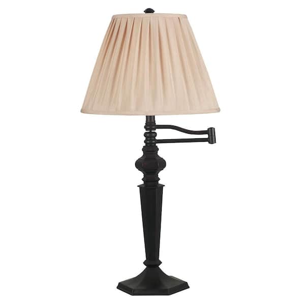 Kenroy Home Chesapeake 32 in. Oil-Rubbed Bronze Swing Arm Table Lamp