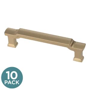 Scalloped Footing 3-3/4 in. (96 mm) Classic Champagne Bronze Cabinet Pulls (10 pack)