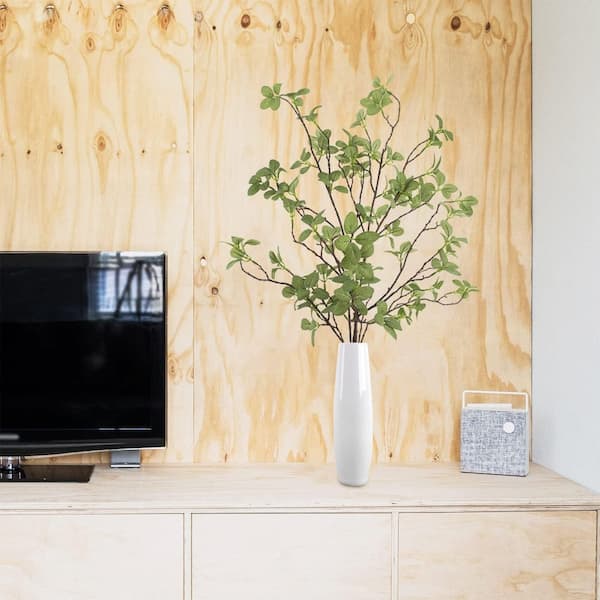 6-Piece Artificial Greenery Stems, 41.3 in. Faux Ficus Twig Branches for Home, Garden & Office Decor