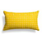 Sea Island Yellow Rectangular Lumbar Outdoor Pillow