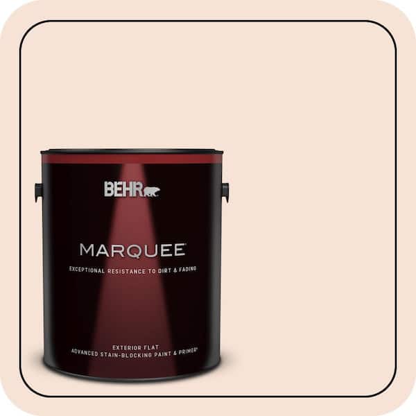 BEHR MARQUEE 1 gal. Home Decorators Collection #HDC-CT-12 Peach Rose Flat Exterior Paint & Primer