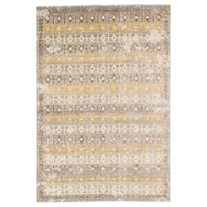 Giralda Light Gray/Yellow 5 ft. x 7 ft. 6 in. Trellis Indoor/Outdoor Area Rug