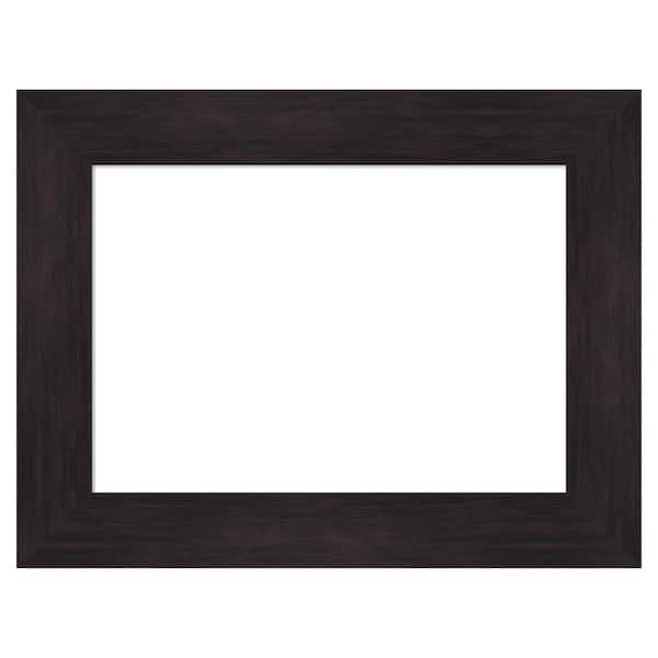Amanti Art Furniture Espresso 26 in. x 20 in. Polystyrene Framed Dry Erase Magnetic Memo Board