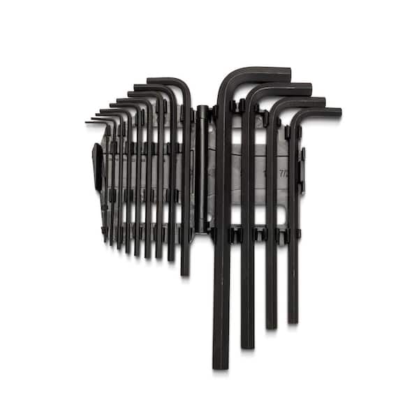 GEARWRENCH SAE Long Arm Hex Key Set with Caddy (13-Piece)