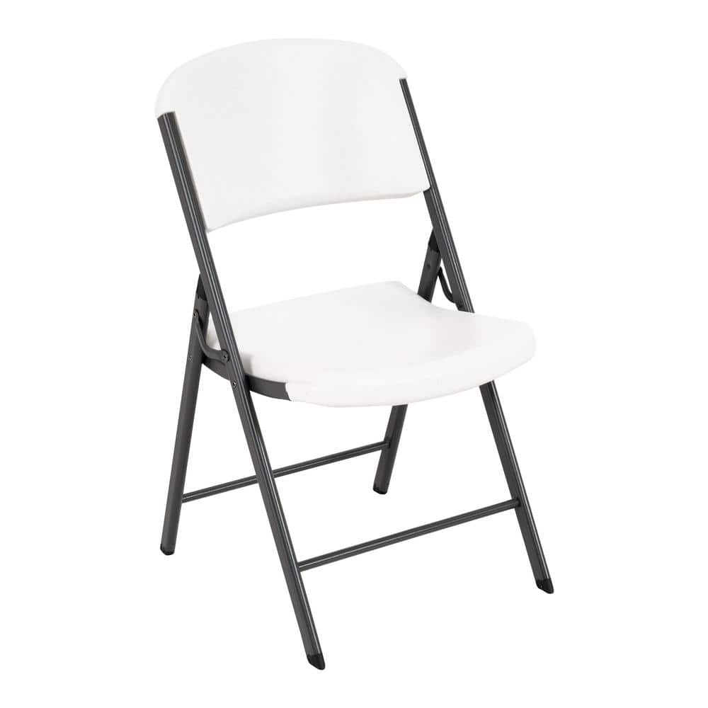 Lifetime Classic Metal Frame Commercial Folding Chair Set Of 32 82802   White Granite Lifetime Folding Chairs 82802 64 1000 