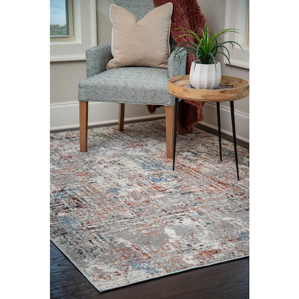 Eternity Mizar Crimson 2 ft. 7 in. x 7 ft. 4 in. Runner Rug Area Rug