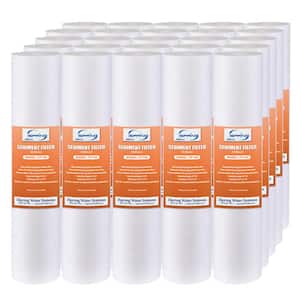 20 micron 10 in. x 2.5 in. Universal Sediment Filter Cartridges Multi-layer 15000 Gal. (Pack of 25)