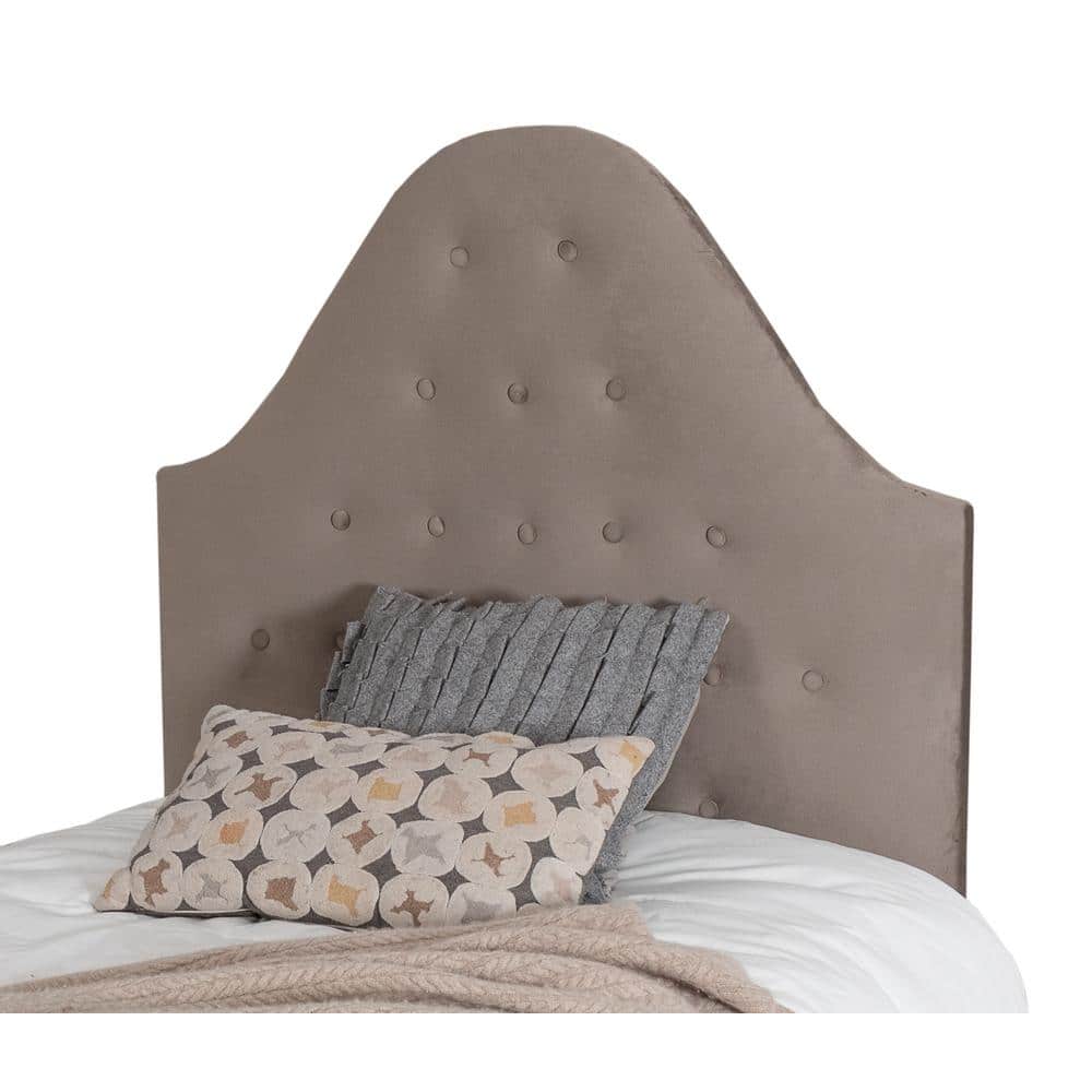 Leffler Home Margo Twin Kids and Dorm Upholstered Headboard in Gray ...