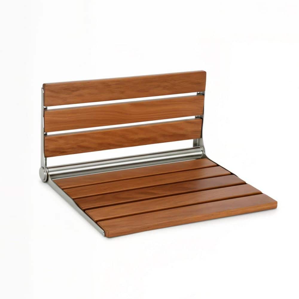 20 in. Premium Folding Shower Seat Wall Mounted, Heavy Duty 400lb Capacity, Durable Teak Wood Shower Bench price history on PriceWatchPro