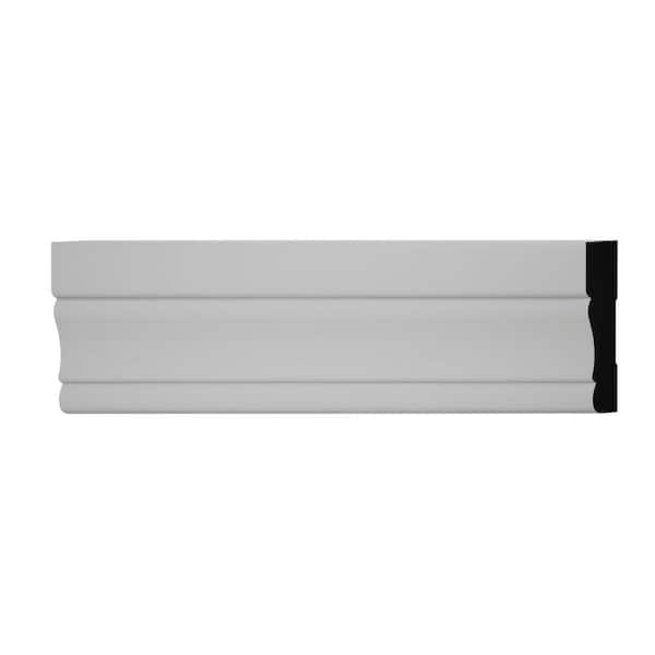 Ekena Millwork WM443 0.63 in. D x 3.25 in. W x 6 in. L Wood (Finger-Joint Pine) Casing Sample