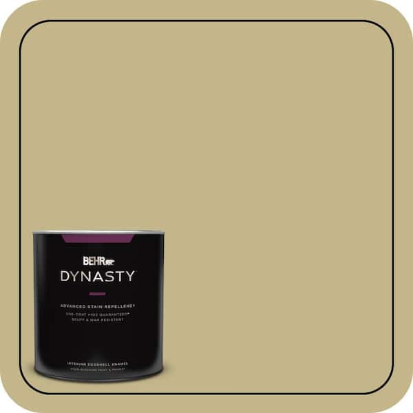 BEHR DYNASTY 1 qt. #BIC-27 Modish Moss Eggshell Enamel Interior Stain-Blocking Paint and Primer