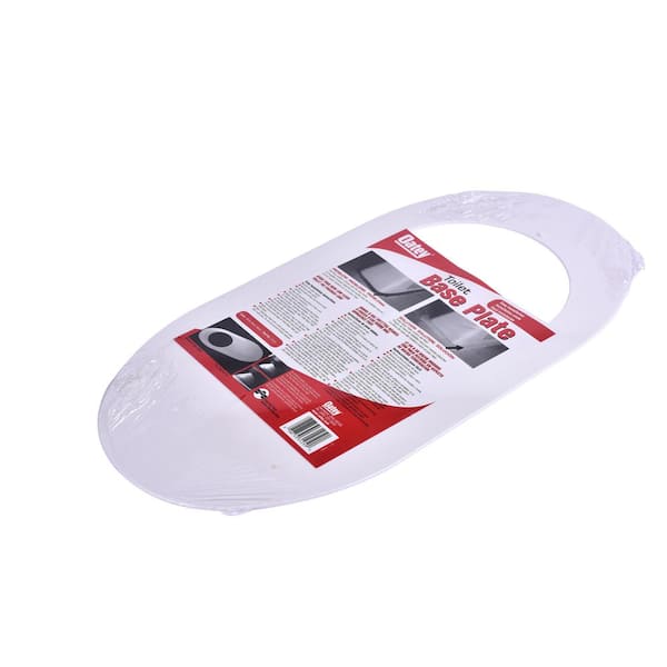 Oatey White Plastic Round Toilet Base Plate 31259