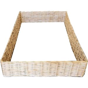 48 in. x 96 in Debarked Willow Raised Bed