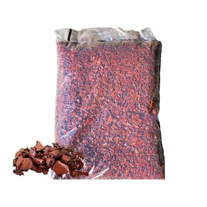 Red Wood Rubber Playground and Landscape Mulch, 1.5 CF Bag ( 11.2 Gallons/42.3 Liters)