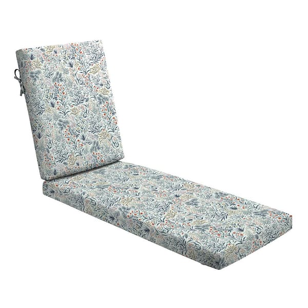 ARDEN Foam Outdoor Chaise Lounge Cushion 21 x 72 Made with ProFoam Rain-Proof Fade Resistant Pistachio Botanical