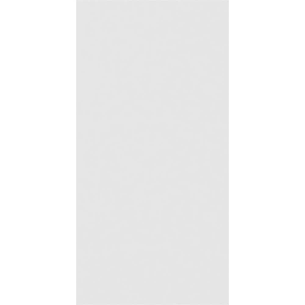 White PVC Standard Foster Plinth Block with Square Edge