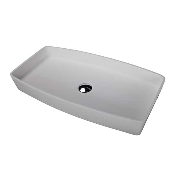 Barclay Products Marbella Vessel Sink in Matte White