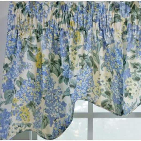 Ellis Curtain Floating Leaves Lined Empress Swag 2 Piece 70 x 28 Natural 730462116260 