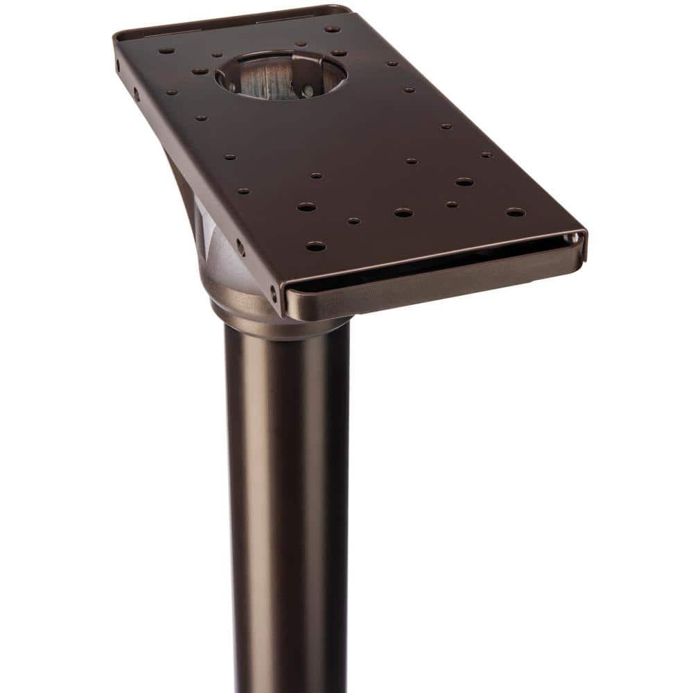 Rubbed Bronze Decorative In-Ground Mailbox Post