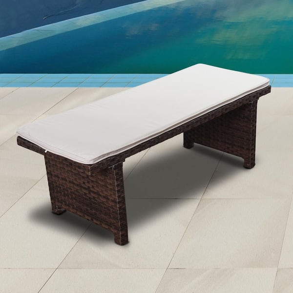 Atlantic Contemporary Lifestyle Bellagio 5 Piece Synthetic Wicker Square Patio Dining Set With Off White Cushions Bell5 Lowdin Br The Home Depot Atlantic Contemporary Lifestyle, Atlantic Bellagio Patio Furniture