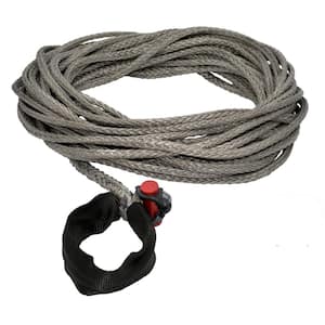 5/16 in. x 85 ft. Synthetic Winch Line with Integrated Shackle
