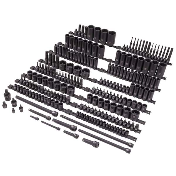 222 Piece Mixed Dr Master Impact Socket Set