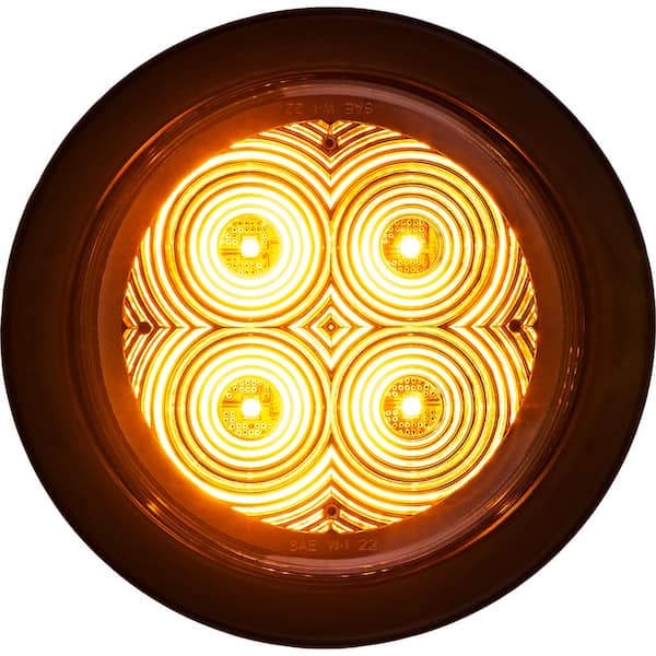 Buyers Products 4 in. LED Recessed Warning Flash Strobe Light for Work Truck