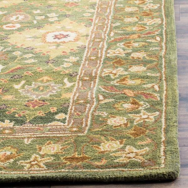 ft Deep Jungle Green Wool 2' 6 x 4' 3 Traditional Persian Handmade Butterfly Rug ft Deep Jungle Green Wool 2' 6 x 4' 3 Traditional Persian Handmade Butterfly Rug