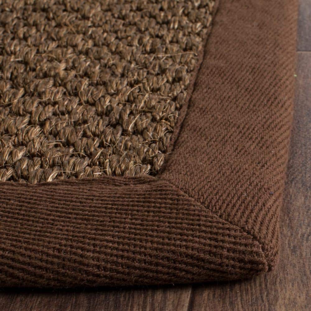 Brown Sisal Non-slip 2' x 4' Area Rug