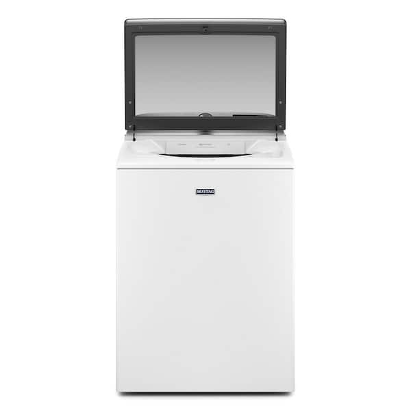 Maytag 4.7 cu. ft. Smart Capable White Top Load Washing Machine with Extra  Power and Deep Fill Option MVW6230HW - The Home Depot