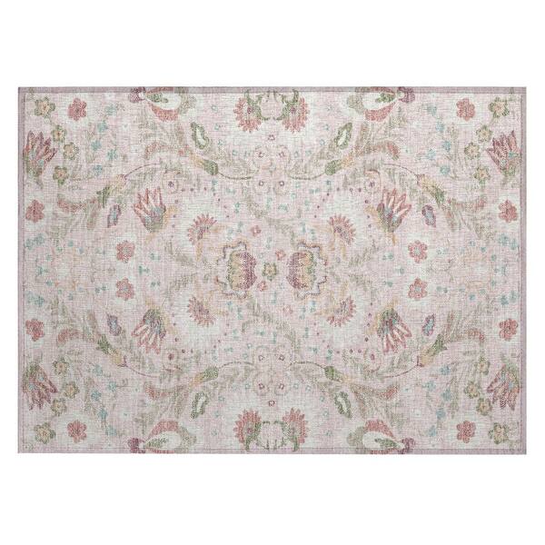 Chantille Machine Washable Indoor/Outdoor Abstract ACN3049 Pink 2 ft. x 3 ft. Accent Rug