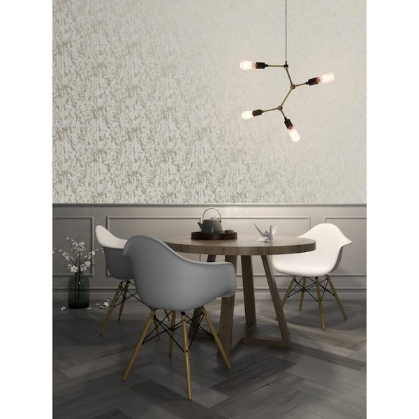 Milan Texture Taupe and Gold Wallpaper