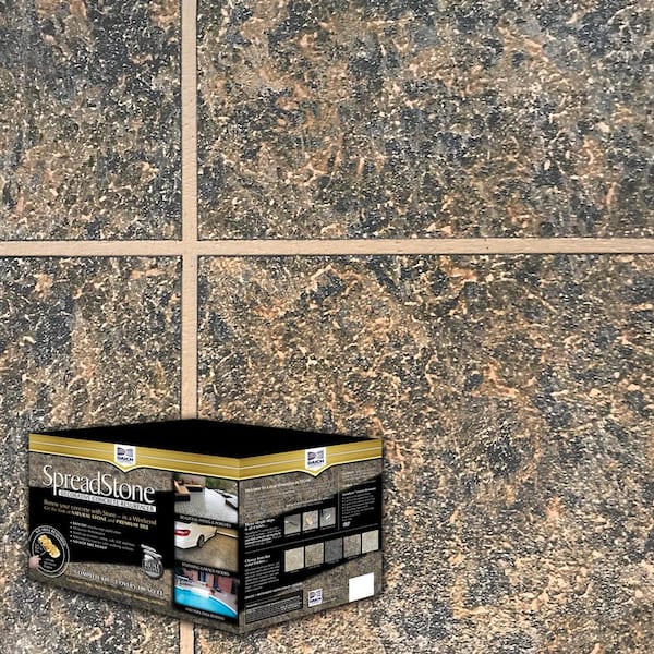 SpreadStone 10 Gal. Cold Gold Slate Satin Interior/Exterior 400 sq.ft. Decorative Concrete Resurfacing Kit